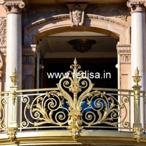 Premium Brass Balcony Railing With Elegant Look Balcony Railing Design Cement