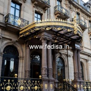 Modern Brass Handrail Design For Elegant Interiors Balcony Metal Grill Design