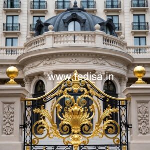 Luxury Brass Handrail Design For Modern Homes Steel Railing Round Design