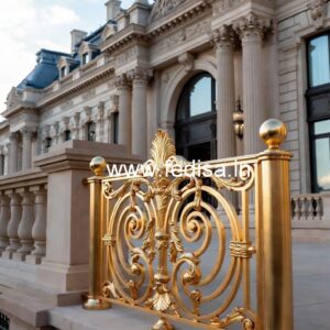 Decorative Brass Staircase Railing With Fine Finish Best Steel Railing Design For Balcony