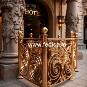 Stylish Brass Balcony Railing For Luxury Decor Staircase Hand Railing Design