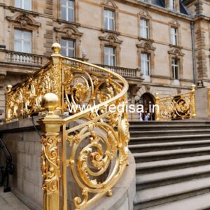Antique Brass Railing Design For Royal Interiors Steel Grill Ki Design