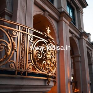 Custom Brass Stair Railing Design Ideas Wpc Railing Design