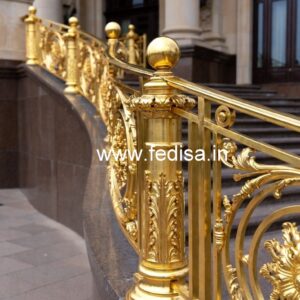 High Quality Brass Staircase Railing Design Ss Handrail Design With Glass