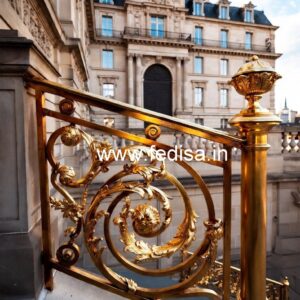 Custom Brass Railing Design For Staircases Ss Railing Balcony Design