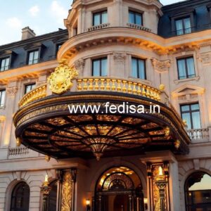 Designer Brass Railing For Premium Interiors Staircase Side Glass Design