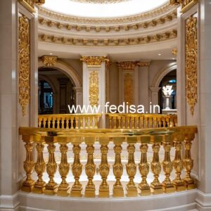 Modern Brass Staircase Railing Design Inspiration Grill Design For Outside Staircase