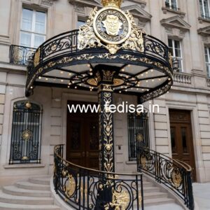 Elegant Brass Handrail Design For Interiors Iron Hand Railing Design
