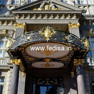 Luxury Brass Railing Design With Gold Finish Ss Staircase Railing Design With Glass