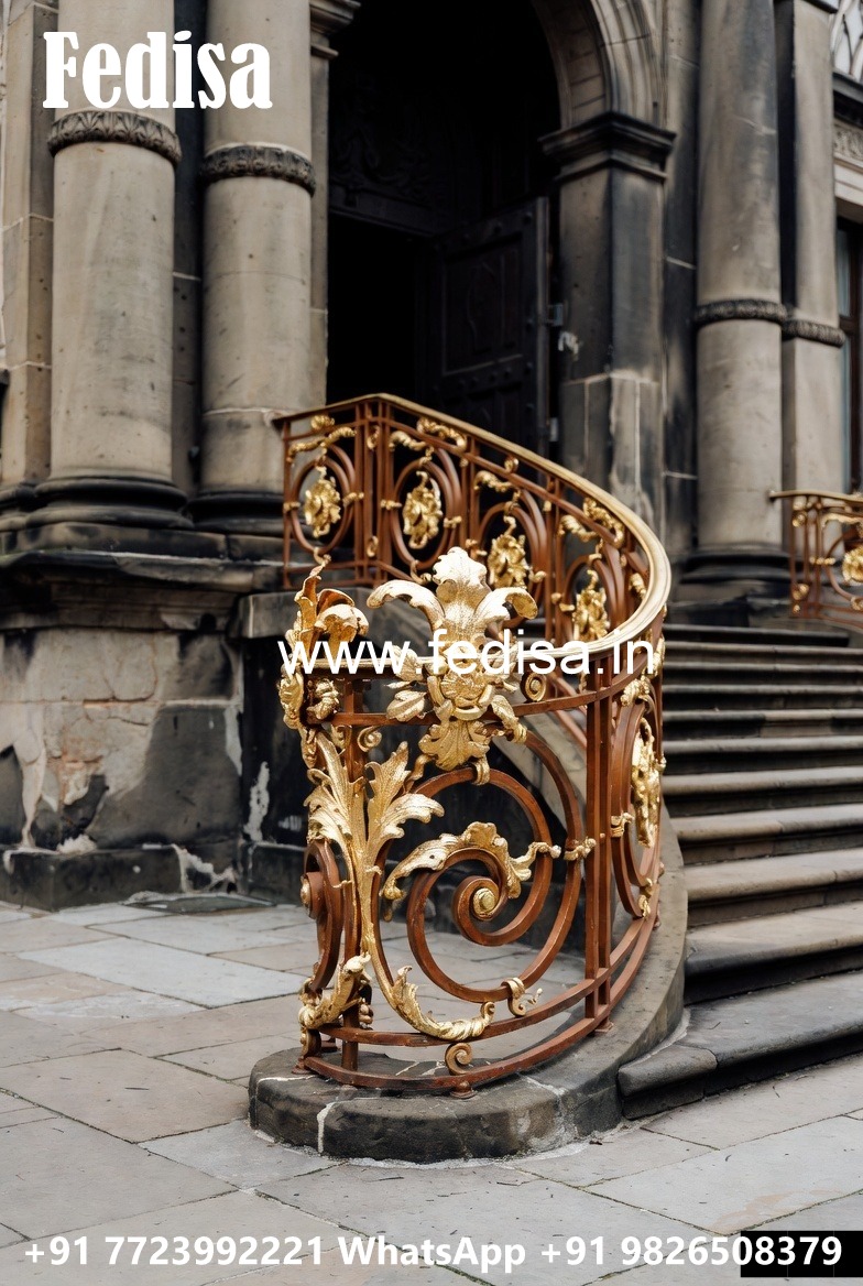Brass Railing Design For Home Decoration Classic Railing Design