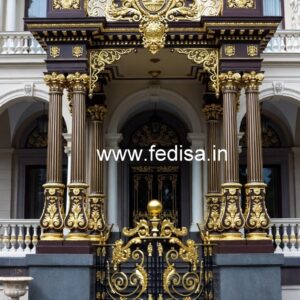 Modern Brass Staircase Handrail Design Makan Ki Railing Design