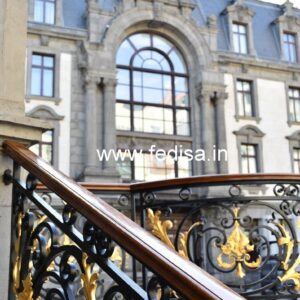 Premium Brass Railing Design For Villas Iron Grill Railing Design