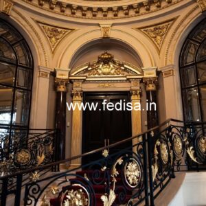 Premium Brass Handrail Design For Staircases Sitout Handrail Design