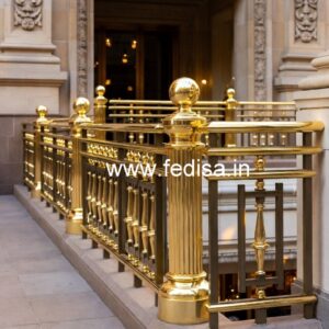 Modern Brass Stair Railing Design Inspiration Steel Railing For Round Balcony