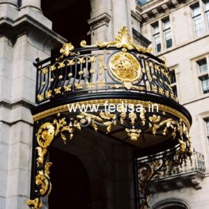Custom Brass Balcony Railing For Unique Homes Modern Style Glass Railing Design For Balcony