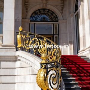 Premium Brass Railing Design For Interior Decoration Balcony Baluster Design