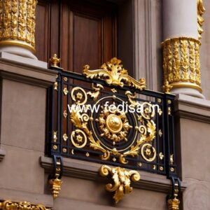 Brass Stair Railing Design For Modern Living Spaces Design Of Steel Railing For Balcony