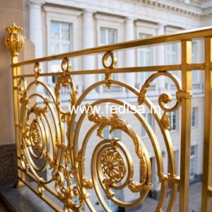 Brass Railing Design For Modern Luxury Homes Bridge Handrail Design