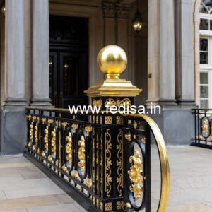 Premium Brass Handrail Design For Elegant Homes Lohe Ka Railing Ka Design