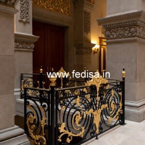 Luxury Brass Railing Design For Modern Villas Glass Railing Design For Terrace