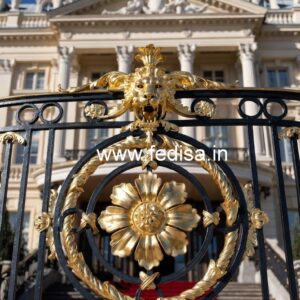 Luxury Brass Balcony Railing For Designer Spaces Stainless Steel Ladder Design