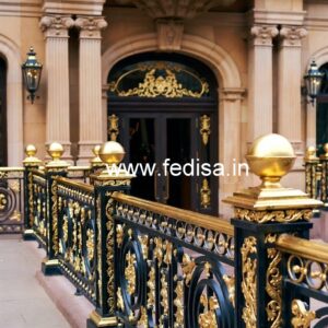 Decorative Brass Railing Design For Elegant Villas Makan Ke Upar Ki Railing