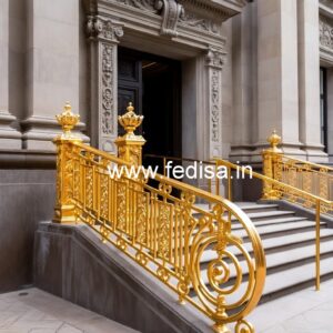 Antique Brass Balcony Railing With Classic Style Railing Sidhi Design