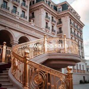 Premium Brass Railing Design For Luxury Projects Terrace Railing Design Steel