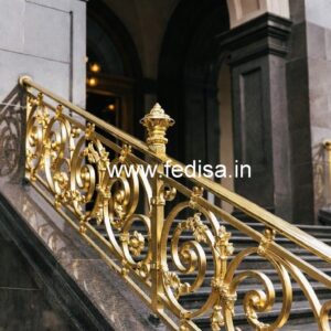 Stylish Brass Handrail Design For Contemporary Homes Balcony Iron Design