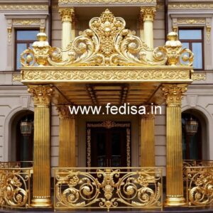 Designer Brass Balcony Railing For Premium Interiors Steel Stair Railing Design Modern
