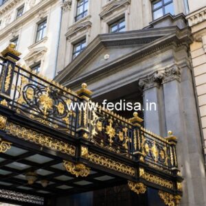 Custom Made Brass Railing Design Supplier Roof Railing Grill Design
