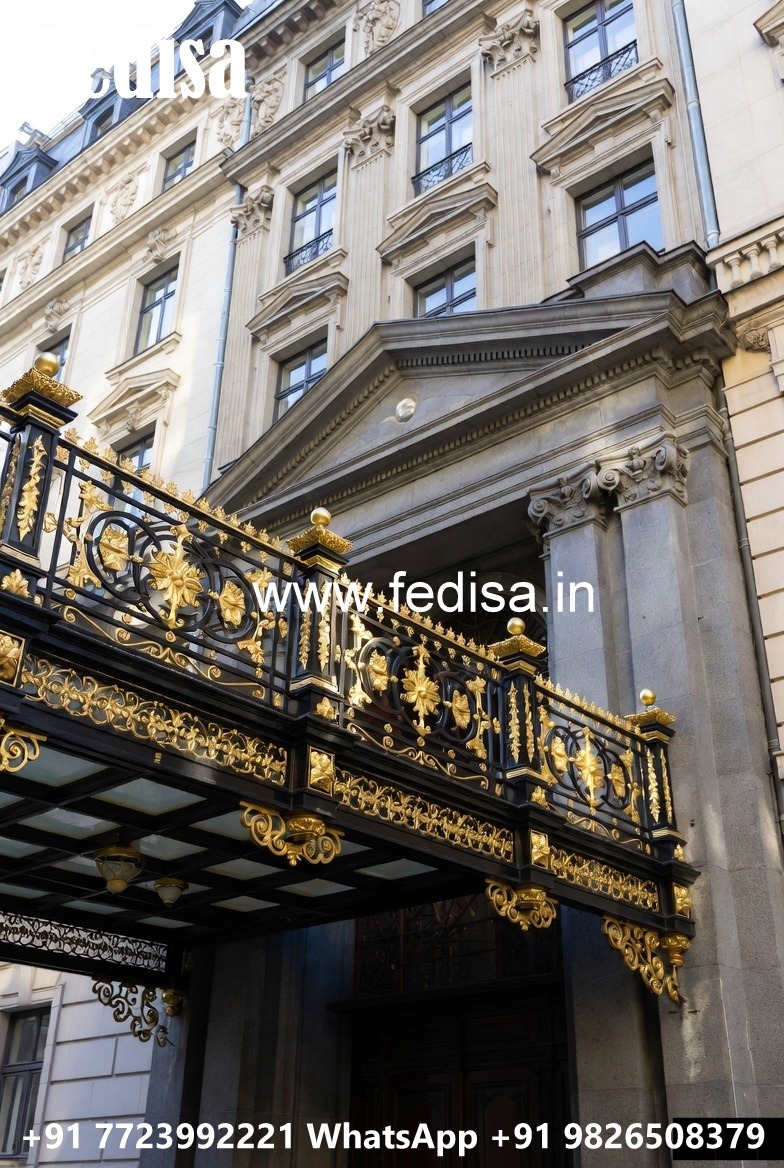 Custom Made Brass Railing Design Supplier Roof Railing Grill Design