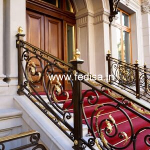 Designer Brass Balcony Railing For Homes Designer Handrails For Stairs