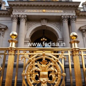 Antique Brass Railing Design For Classic Interiors Steel Pipe Balcony Design