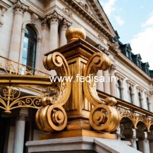 Stylish Brass Balcony Railing Design Ideas Railing Design In Glass
