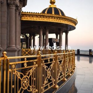 Modern Brass Railing Design For Staircase Front Balcony Steel Railing Design