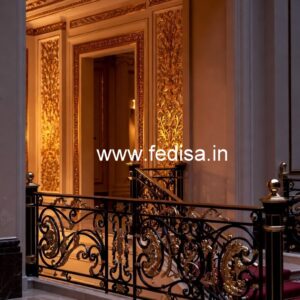 Designer Brass Staircase Railing Ideas Simple House Railing Design