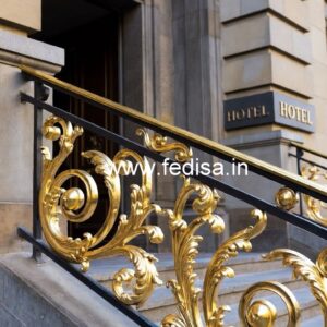 Modern Brass Railing Design For Homes Simple Railing Design Steel