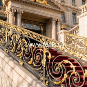 Classic Brass Balcony Railing Inspiration Wooden Staircase Handle Design