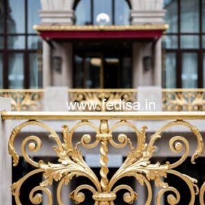 Brass Railing Design For Luxury Villas New Home Railing Design