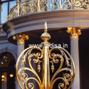 Luxury Brass Handrail Design For Interior Decor Home Stairs Railing Design
