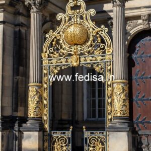 Royal Brass Railing Design For Grand Staircases Iron Steel Railing Design