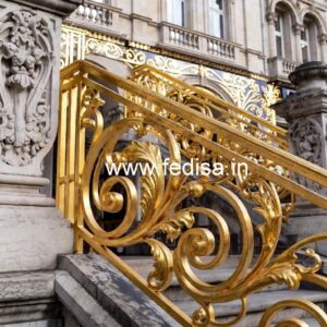 Minimalist Brass Railing Design For Modern Interiors Railing Design Of Iron