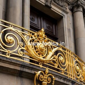 Heavy Brass Railing Design For Strong Support Stair Railing Simple Design