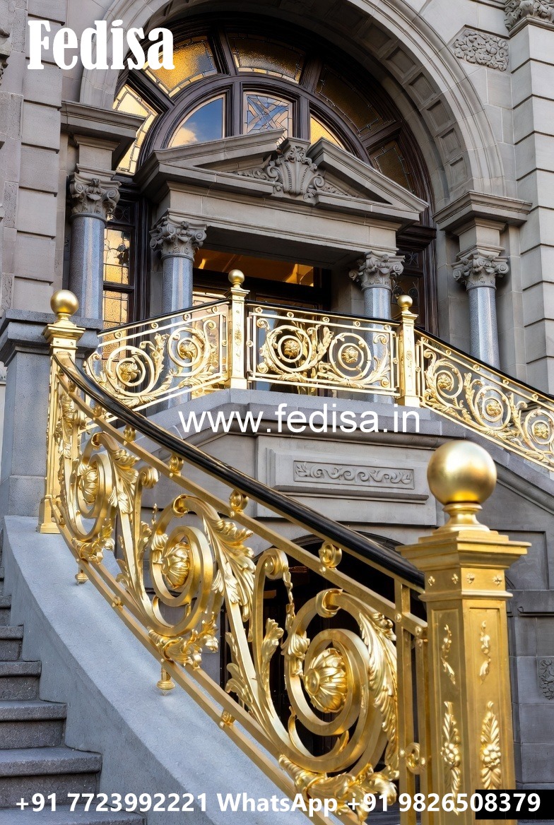 Brass Railing Design For High-end Interiors Picket Railing Designs