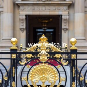 Luxury Brass Balcony Railing For Elegant Homes Diwar Railing Design