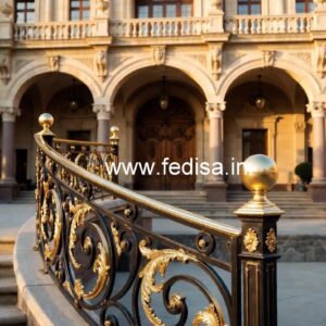 Luxury Brass Railing Design For Stair Interiors Jeene Ki Railing Steel Ki