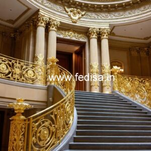 Brass Railing Design For Elegant Staircase Decor Stainless Ladder Design