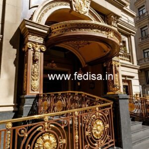 Stylish Brass Balcony Railing For Contemporary Homes Cast Iron Staircase Railing Design