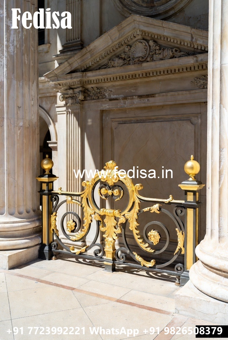 Brass Stair Railing Design For Modern Living Spaces Wall Compound Railing Design